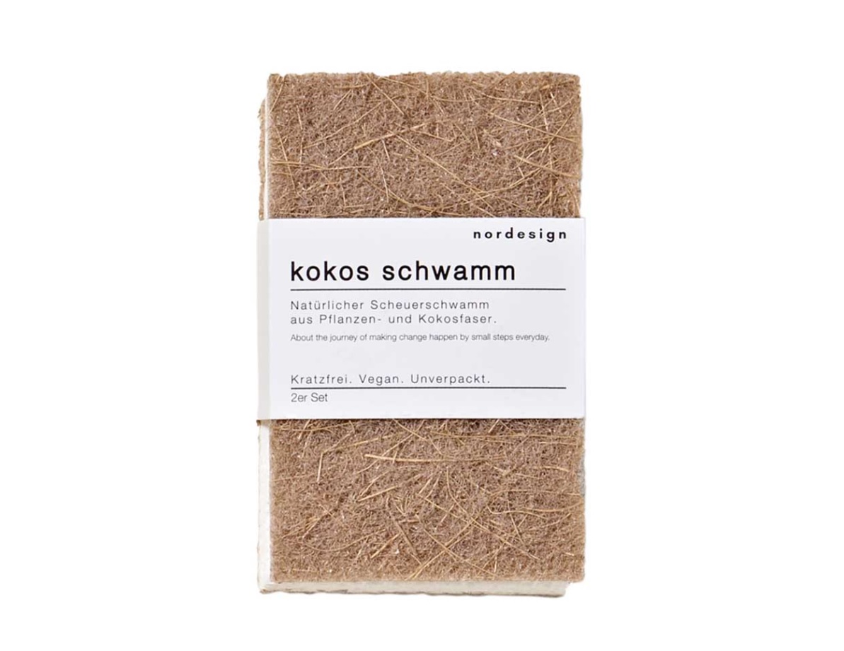Kokos-Schwämme Nordesign 2er Set