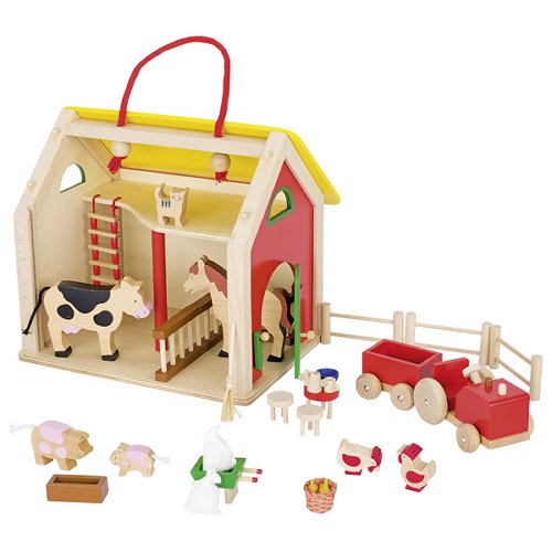 Koffer Farmhaus mit Zubehör